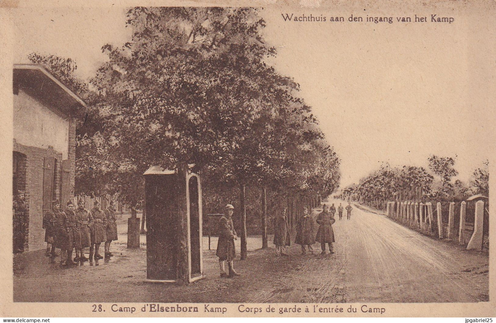 MUST Camp Elsenborn Corps De Garde A L Entree Du Camp - Elsenborn (Kamp)