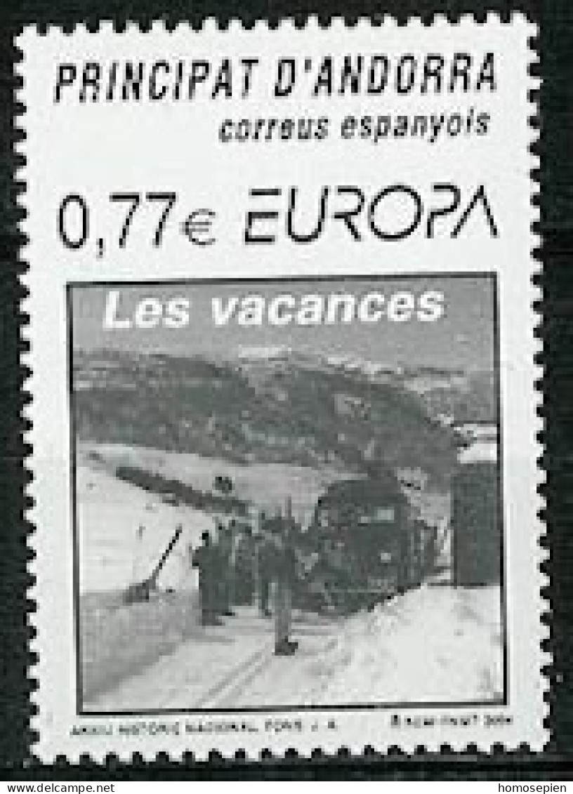 Europa CEPT 2004 Andorre Espagnol - Andorra Y&T N°302 - Michel N°312 *** - 0,77€ EUROPA - 2004