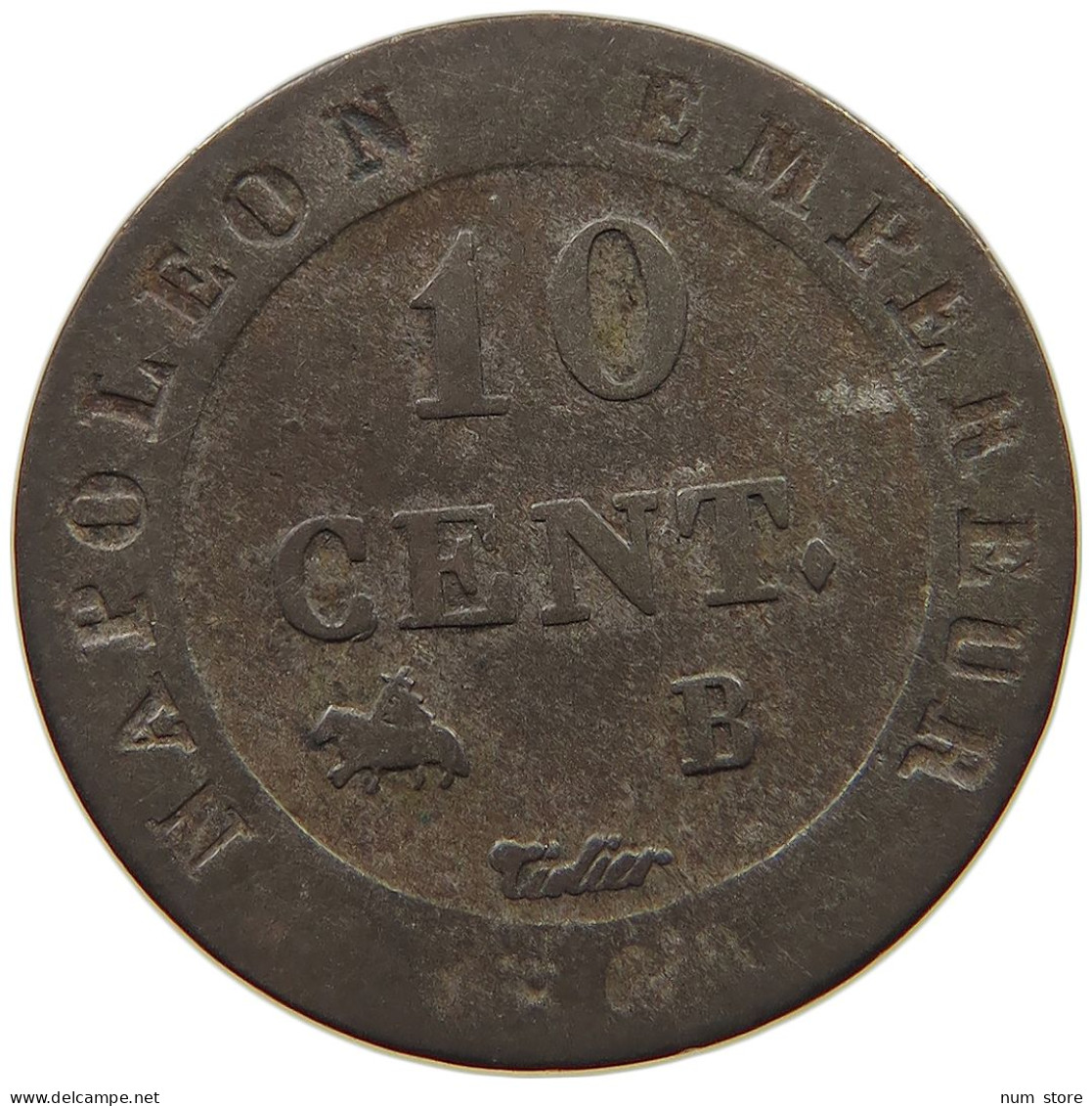 FRANCE 10 CENTIMES B Napoleon I. (1804-1814, 1815) #c045 0235 - 10 Centimes