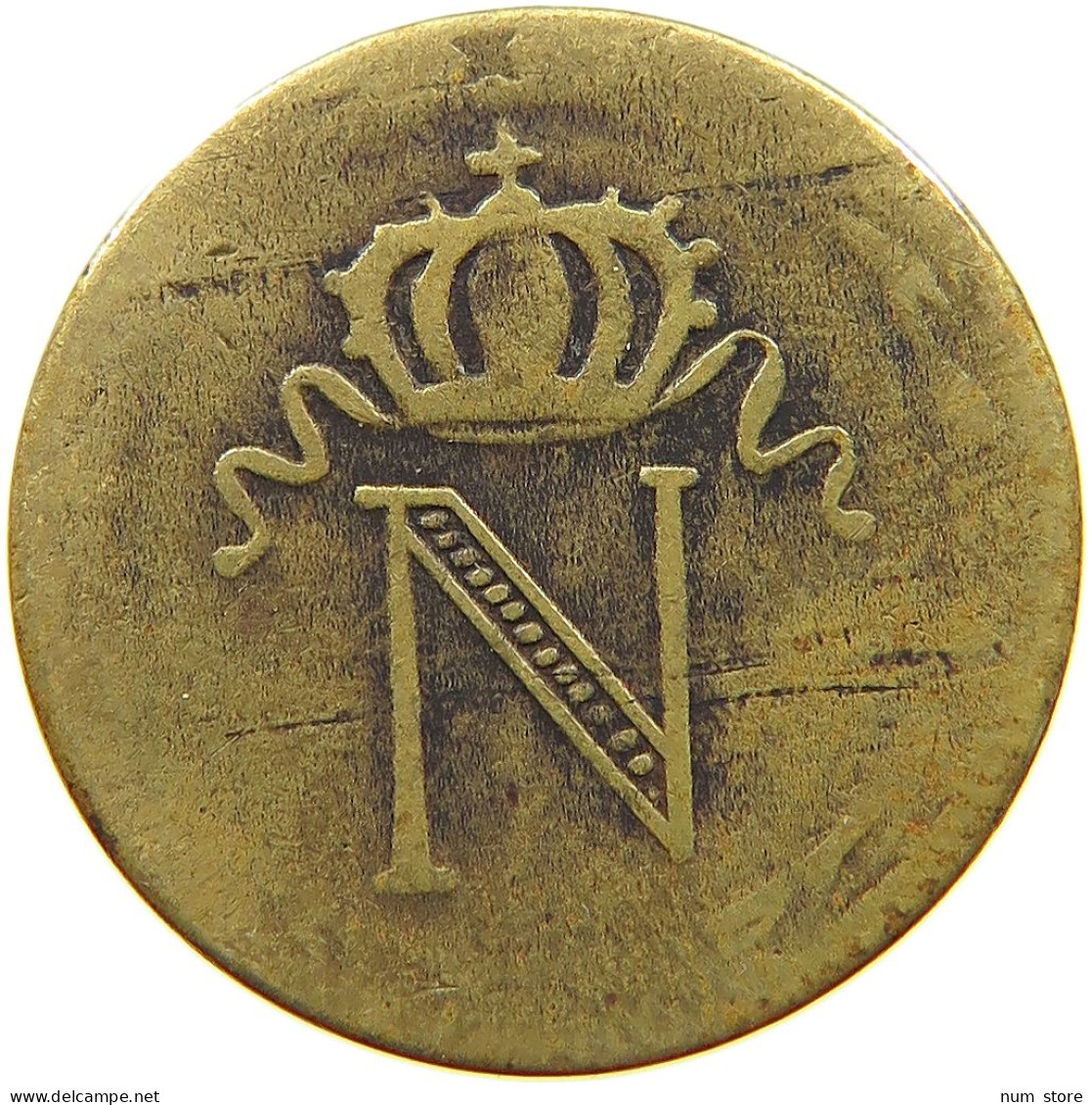 FRANCE 10 CENTIMES H Napoleon I. (1804-1814, 1815) #a014 0251 - 10 Centimes