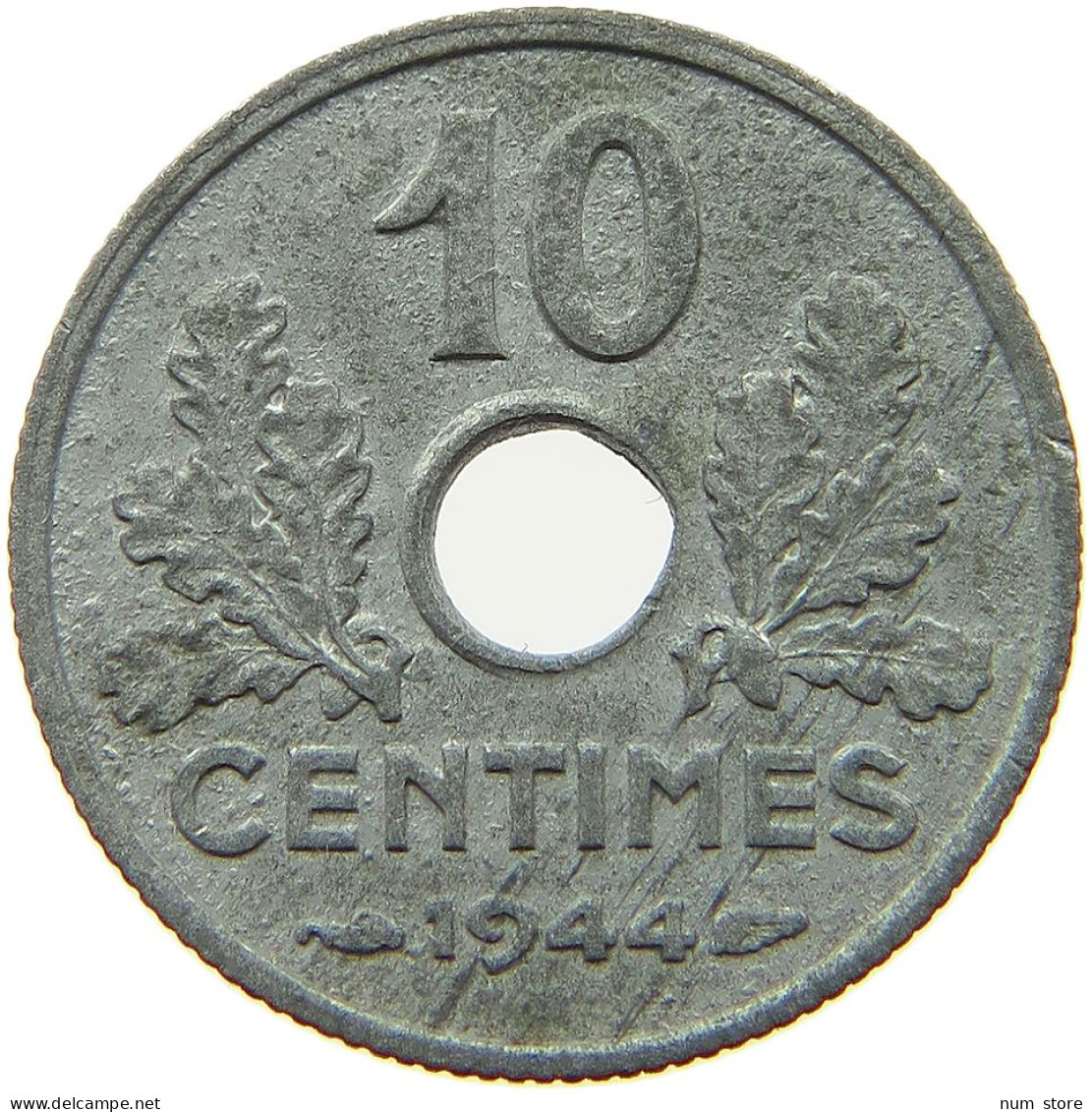 FRANCE 10 CENTIMES 1944  #a092 0311 - 10 Centimes