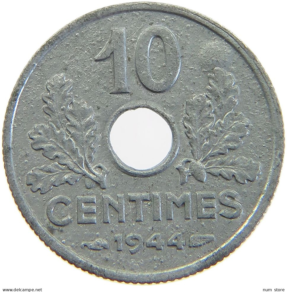 FRANCE 10 CENTIMES 1944  #a068 0475 - 10 Centimes