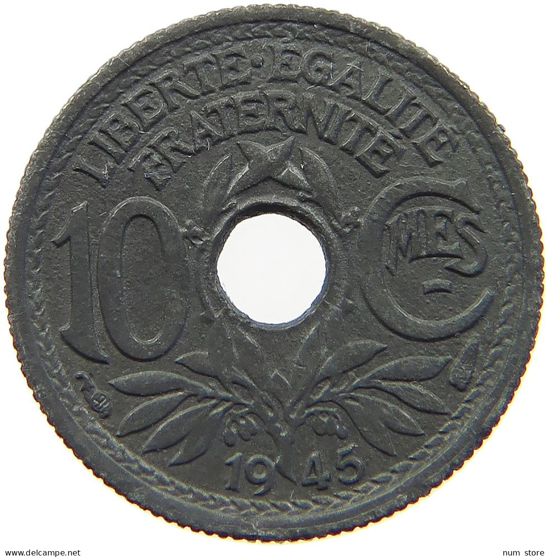 FRANCE 10 CENTIMES 1945  #a006 0771 - 10 Centimes