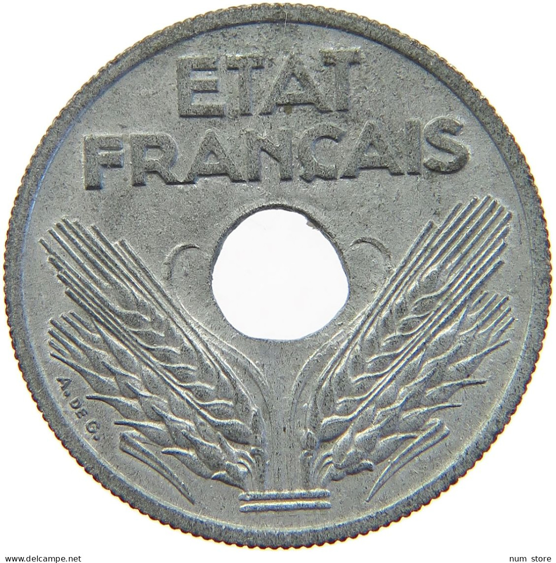 FRANCE 10 CENTIMES 1941  #s027 0155 - 10 Centimes