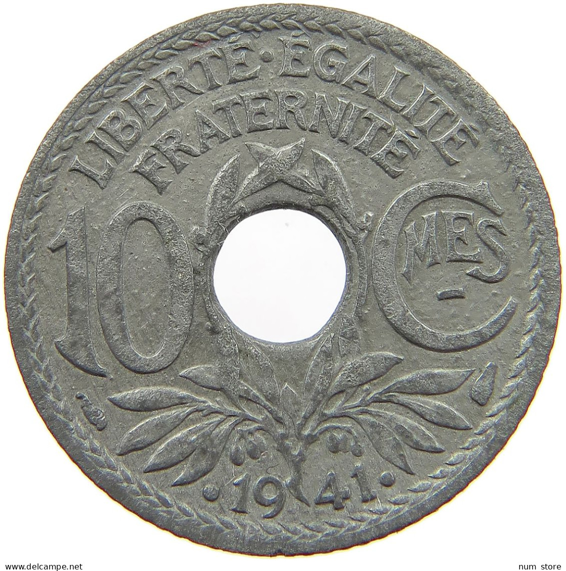 FRANCE 10 CENTIMES 1941  #s071 0361 - 10 Centimes