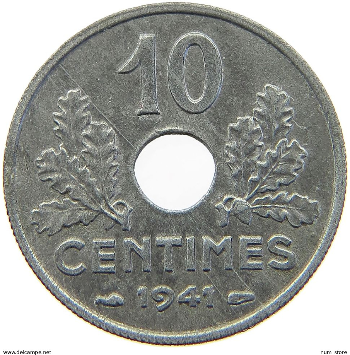 FRANCE 10 CENTIMES 1941  #a035 0583 - 10 Centimes