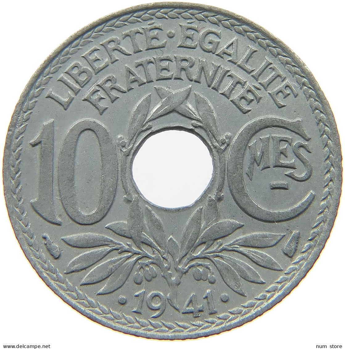 FRANCE 10 CENTIMES 1941  #c084 0707 - 10 Centimes