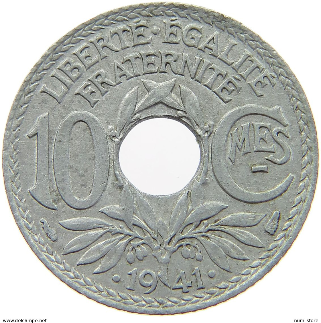 FRANCE 10 CENTIMES 1941  #a005 0885 - 10 Centimes