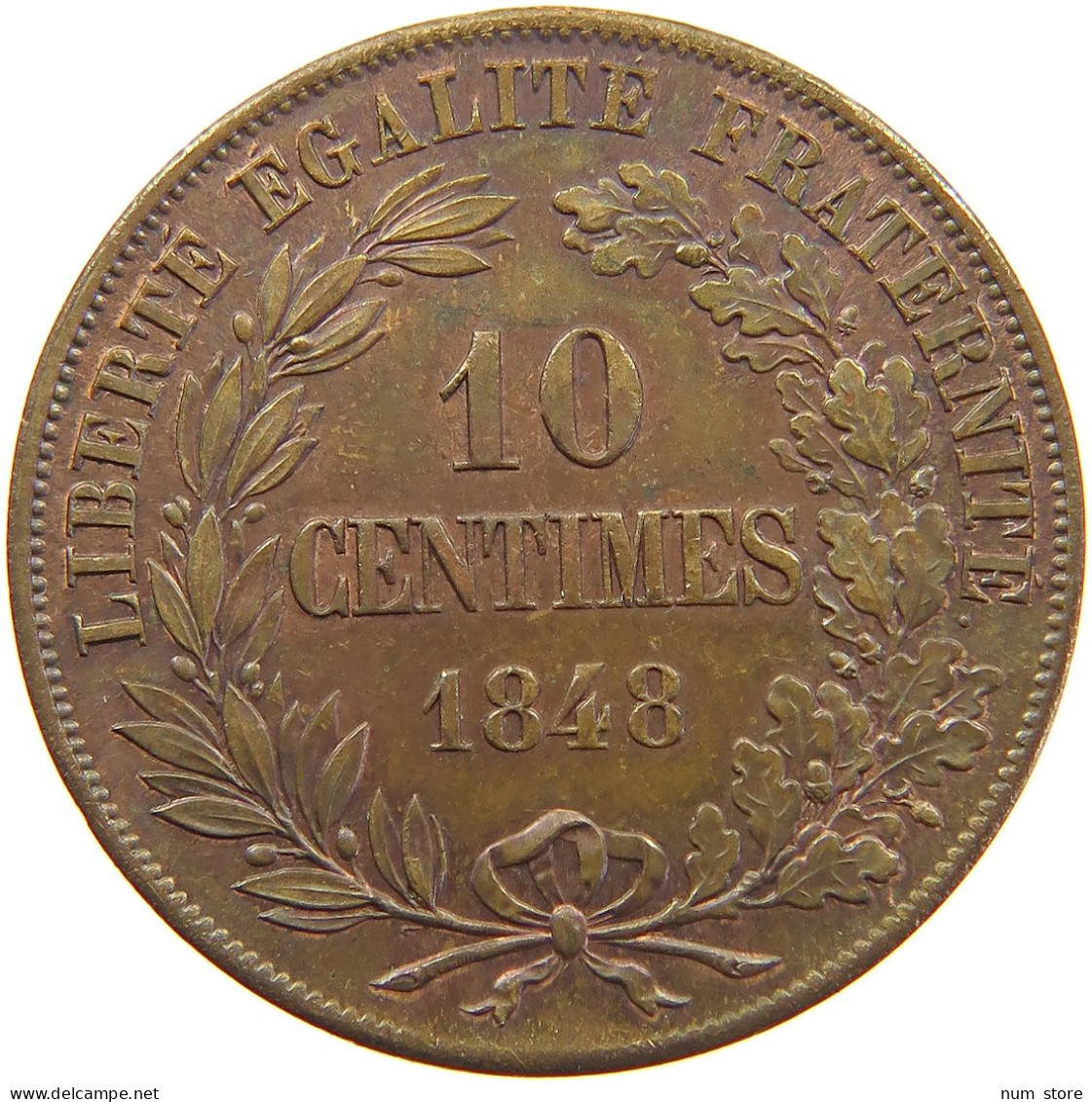 FRANCE 10 CENTIMES 1848 10 CENTIMES 1848 ESSAI #t138 0017 - Autres & Non Classés