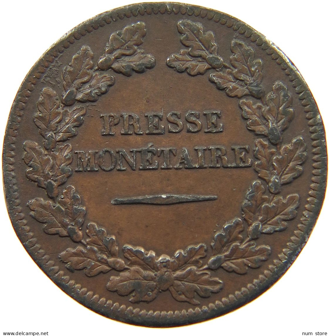 FRANCE 10 CENTIMES 1839 10 CENTIMES 1839 LONDRES TIN PATTERN PRESSE MONETAIRE #T079 0129 - Sonstige & Ohne Zuordnung