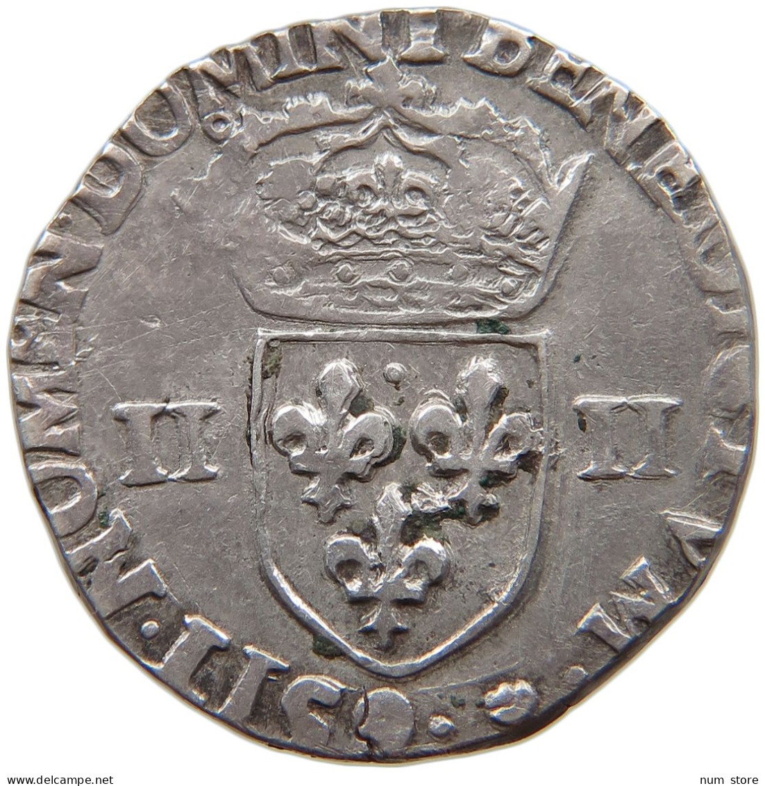 FRANCE 1/4 ECU 1585 RENNES Henri III. (1574-1589) #t133 0011 - 1574-1589 Hendrik III