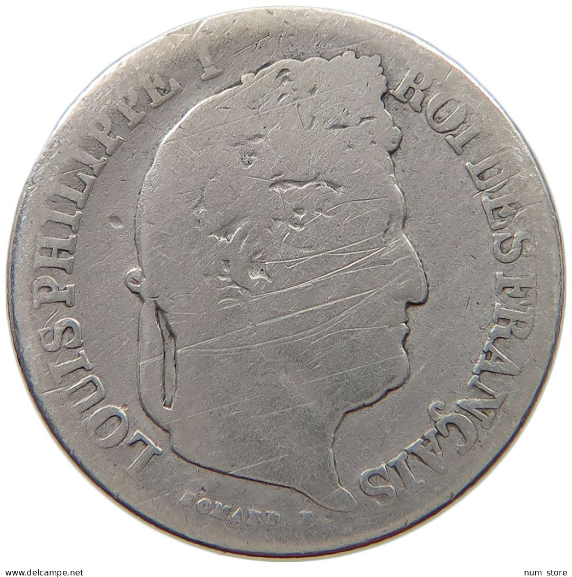 FRANCE 1/2 FRANC 1842 A LOUIS PHILIPPE I. (1830-1848) #a002 0157 - 1/2 Franc