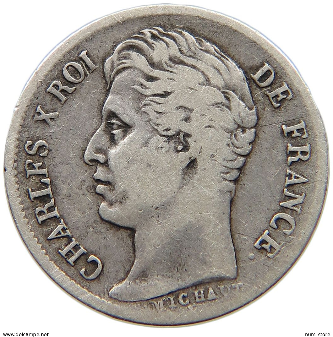 FRANCE 1/2 DEMI FRANC 1828 BB Charles X. (1824-1830) #t073 0455 - 1/2 Franc