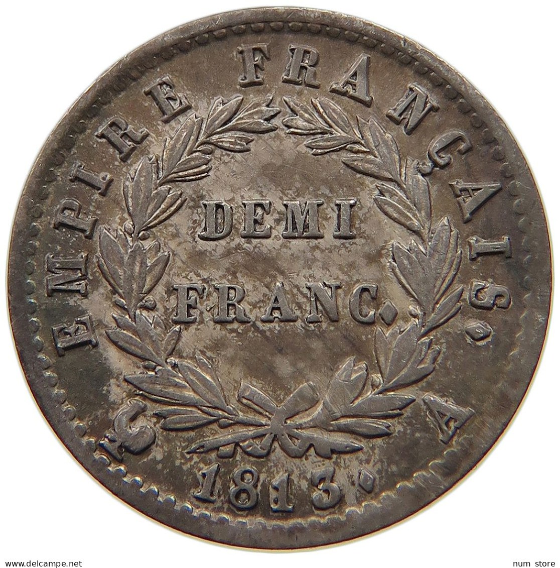 FRANCE 1/2 DEMI FRANC 1813 A Napoleon I. (1804-1814, 1815) #t058 0257 - 1/2 Franc