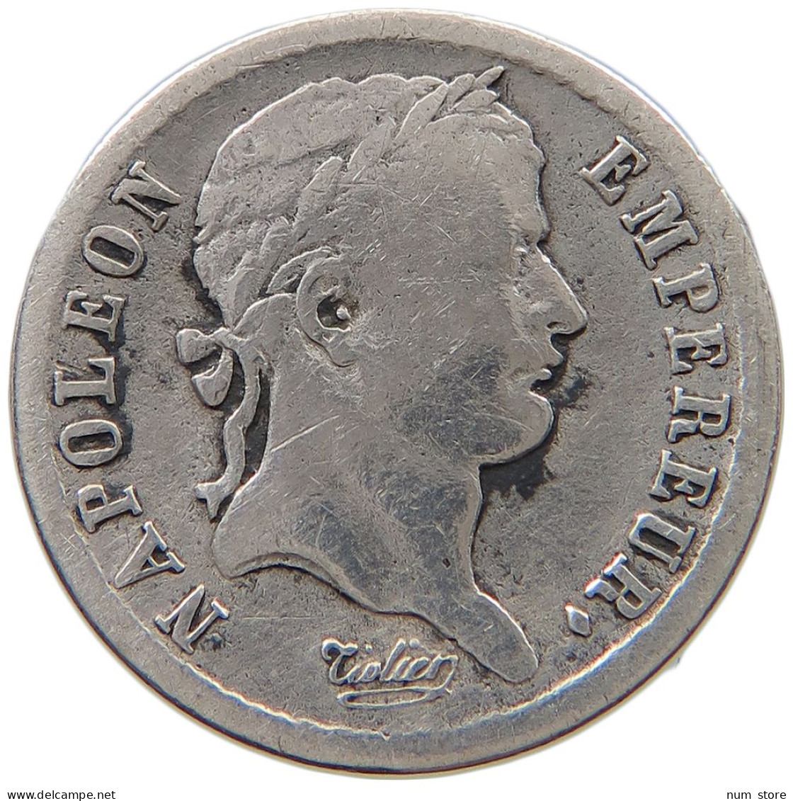 FRANCE 1/2 DEMI FRANC 1814 A Napoleon I. (1804-1814, 1815) #t157 0703 - 1/2 Franc