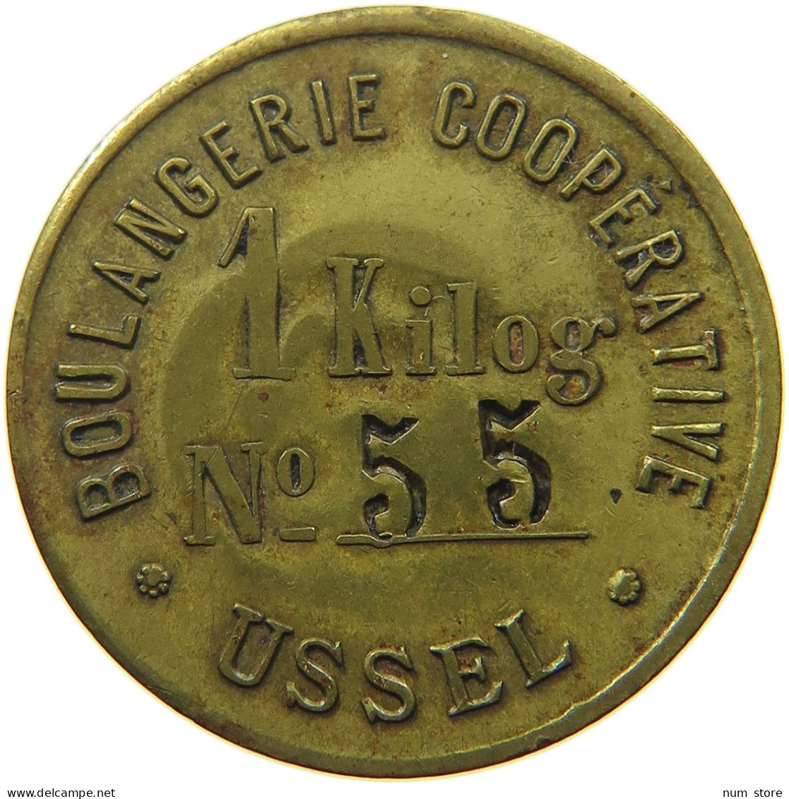FRANCE 1 KILOG  1 KILO USSEL BOULANGERIE #t130 0199 - Autres & Non Classés
