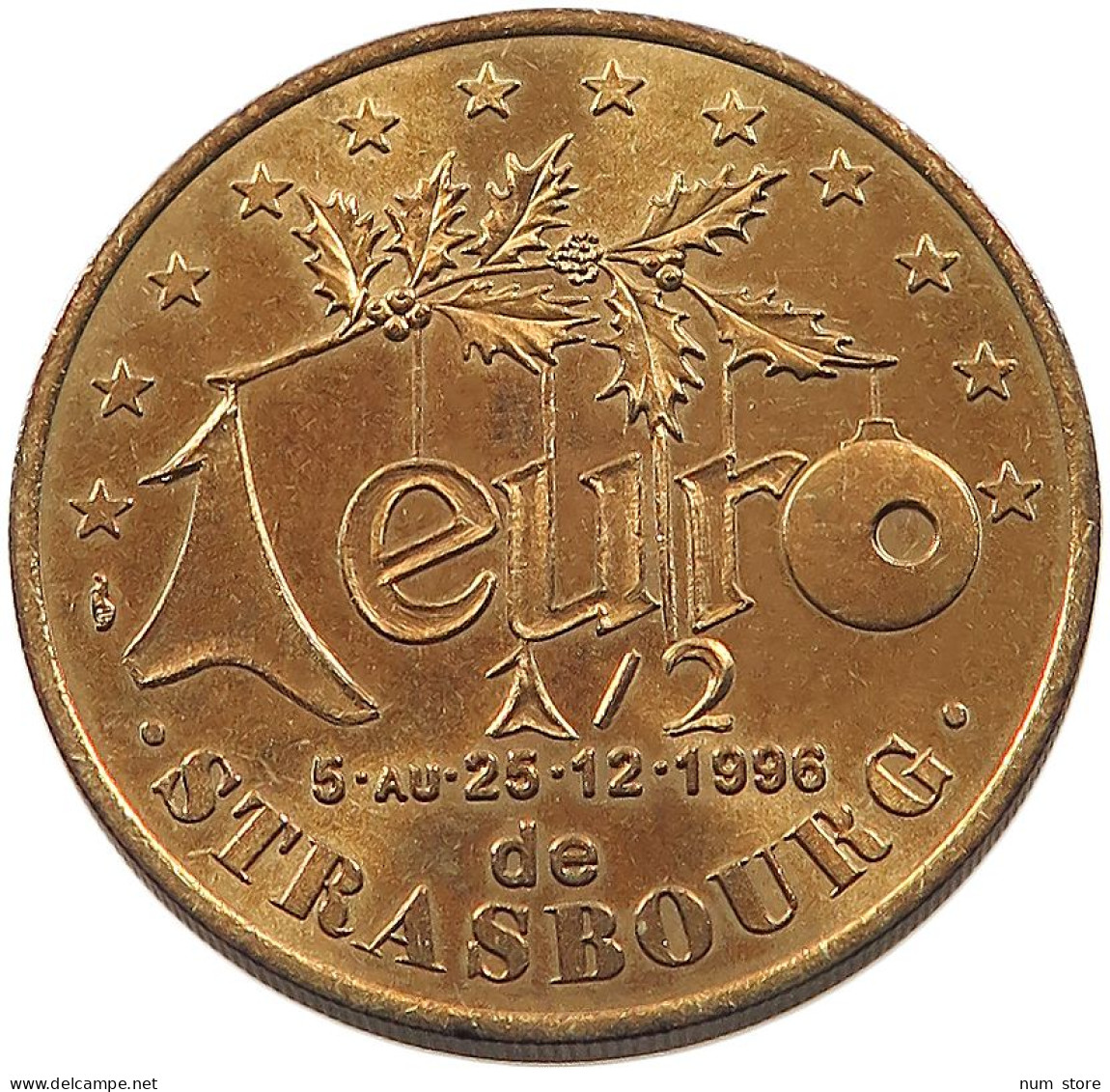 FRANCE 1 1/2 EURO 1996 STRASBOURG #sm04 0683 - Otros & Sin Clasificación