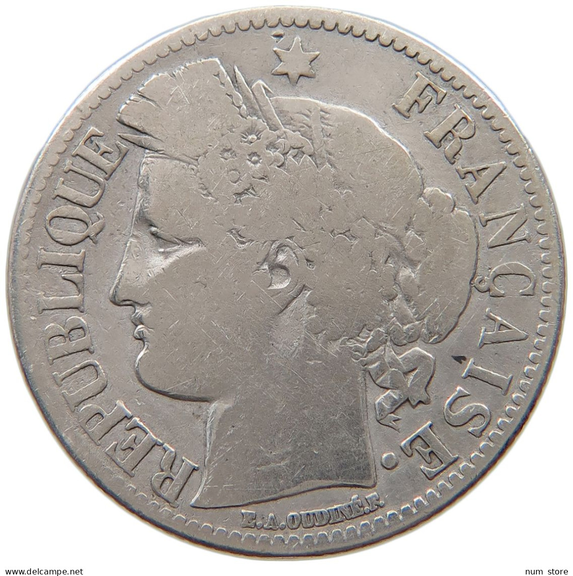 FRANCE 2 FRANCS 1870 A Napoleon III. (1852-1870) #a057 0531 - 2 Francs