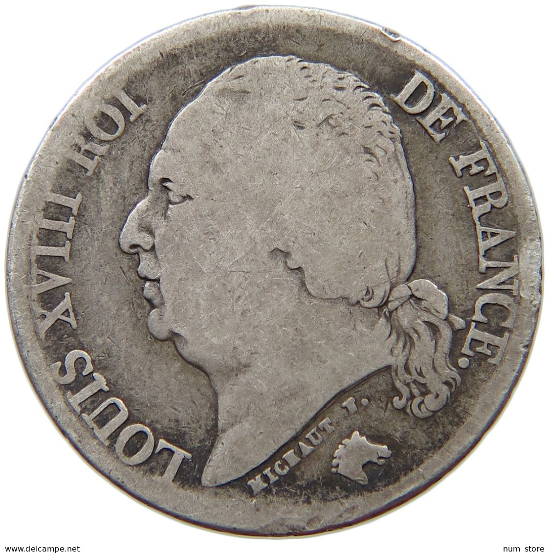 FRANCE 2 FRANCS 1819 B LOUIS XVIII. (1814, 1815-1824) #t144 0149 - 2 Francs