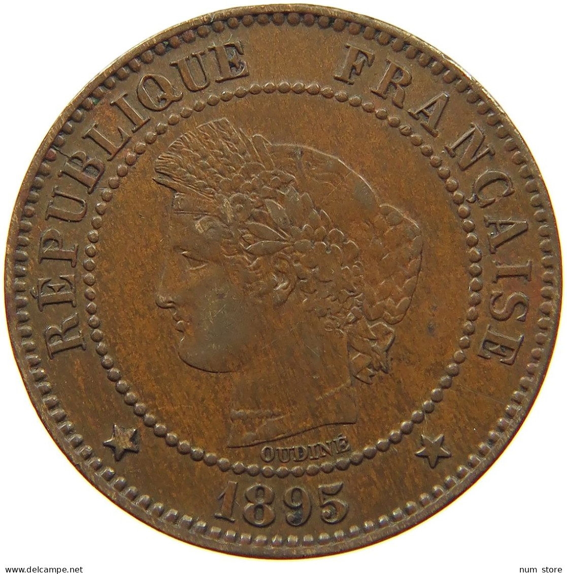 FRANCE 2 CENTIMES 1895 A  #t138 0187 - 2 Centimes