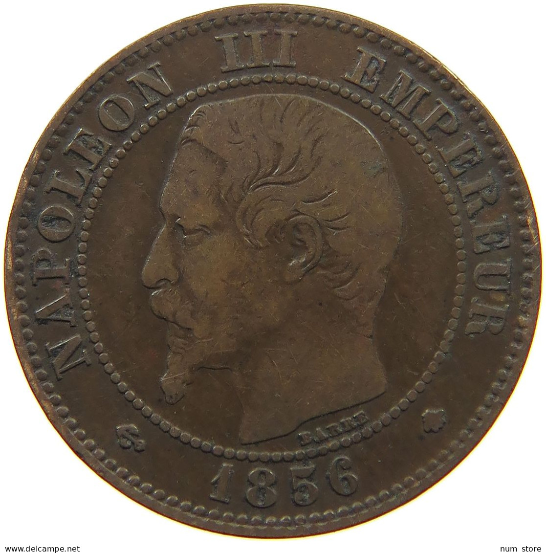 FRANCE 2 CENTIMES 1856 BB Napoleon III. (1852-1870) #c001 0171 - 2 Centimes