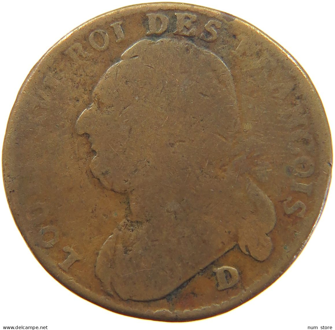 FRANCE 12 DENIERS 1793 D Louis XVI (1774-1793) #c060 0237 - 1792-1804 Erste Französische Republik