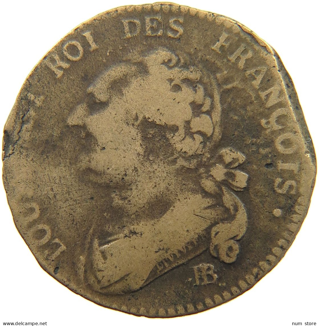 FRANCE 12 DENIERS 1791 BB Louis XVI. (1774-1793) #t002 0101 - 1791-1792 Constitución 