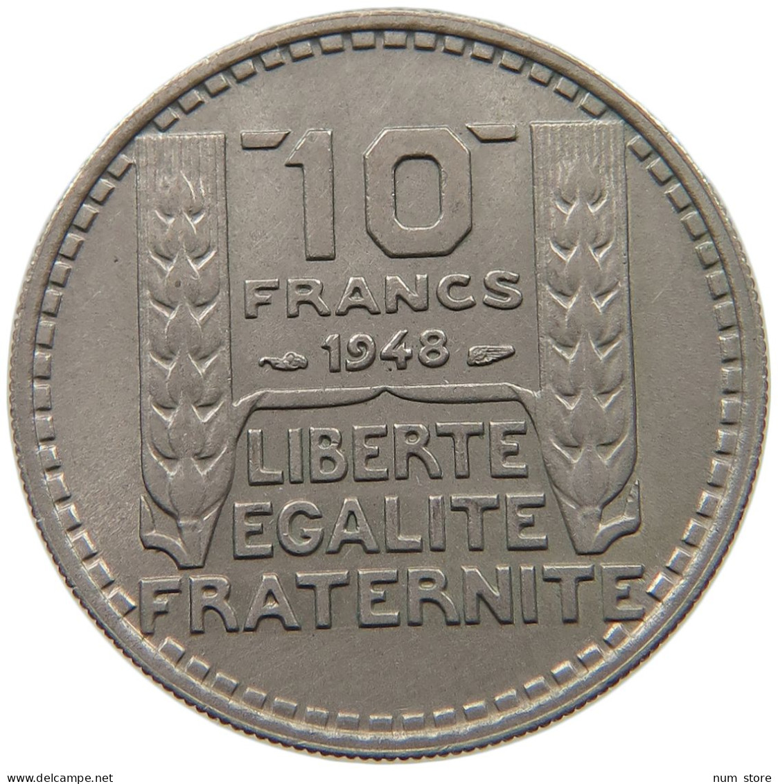 FRANCE 10 FRANCS 1948  #s065 0207 - 10 Francs