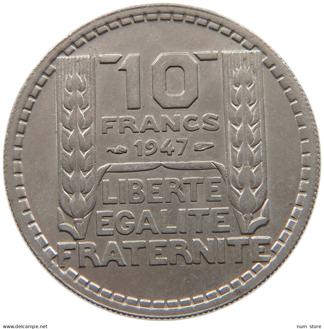 FRANCE 10 FRANCS 1947  #c011 0045 - 10 Francs