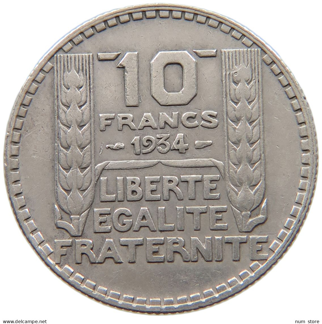 FRANCE 10 FRANCS 1934  #c081 0695 - 10 Francs