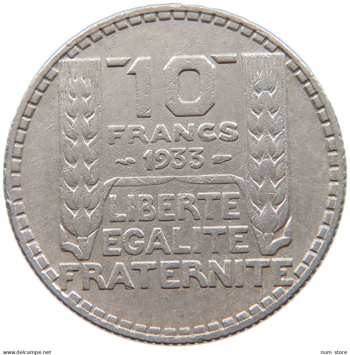 FRANCE 10 FRANCS 1933  #c048 0329 - 10 Francs