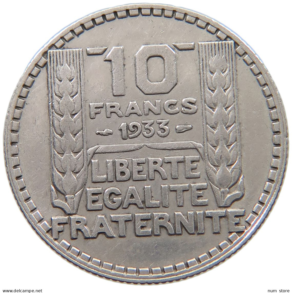FRANCE 10 FRANCS 1933  #c081 0635 - 10 Francs
