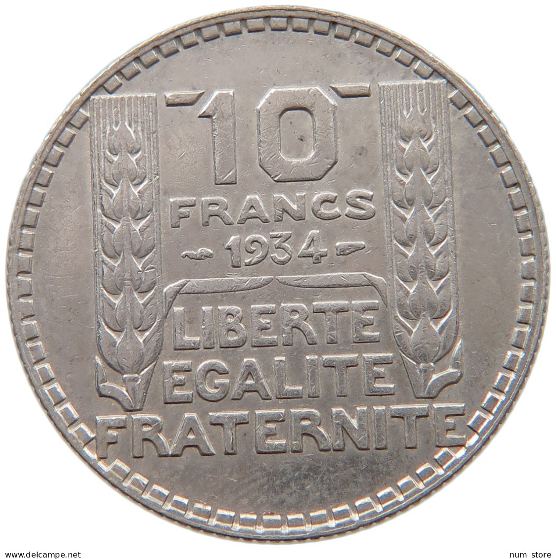 FRANCE 10 FRANCS 1934  #a057 0565 - 10 Francs