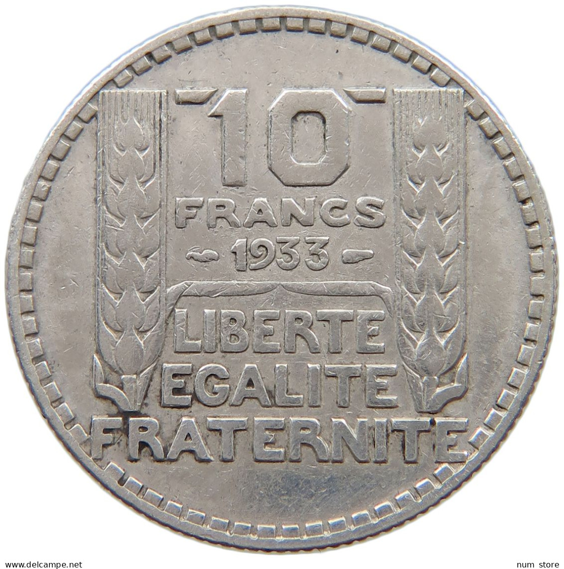 FRANCE 10 FRANCS 1933  #a068 0721 - 10 Francs