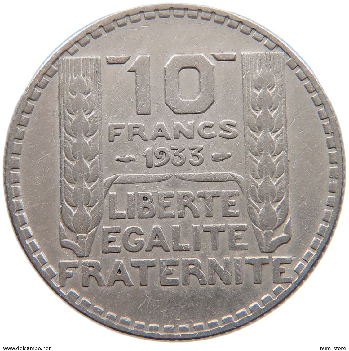FRANCE 10 FRANCS 1933  #a073 0711 - 10 Francs