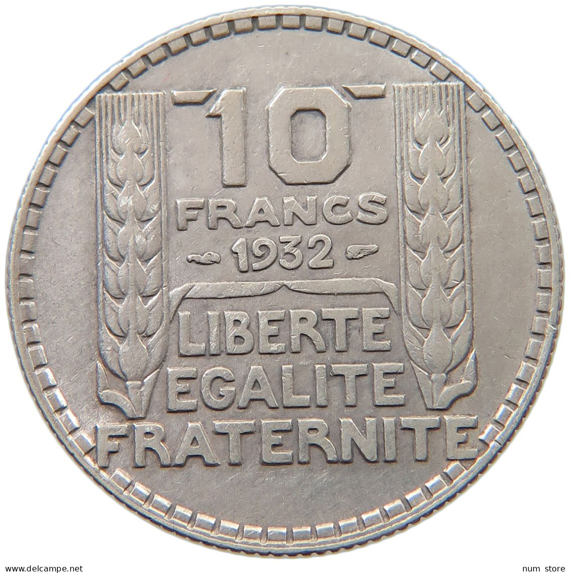 FRANCE 10 FRANCS 1932  #T108 0081 - 10 Francs