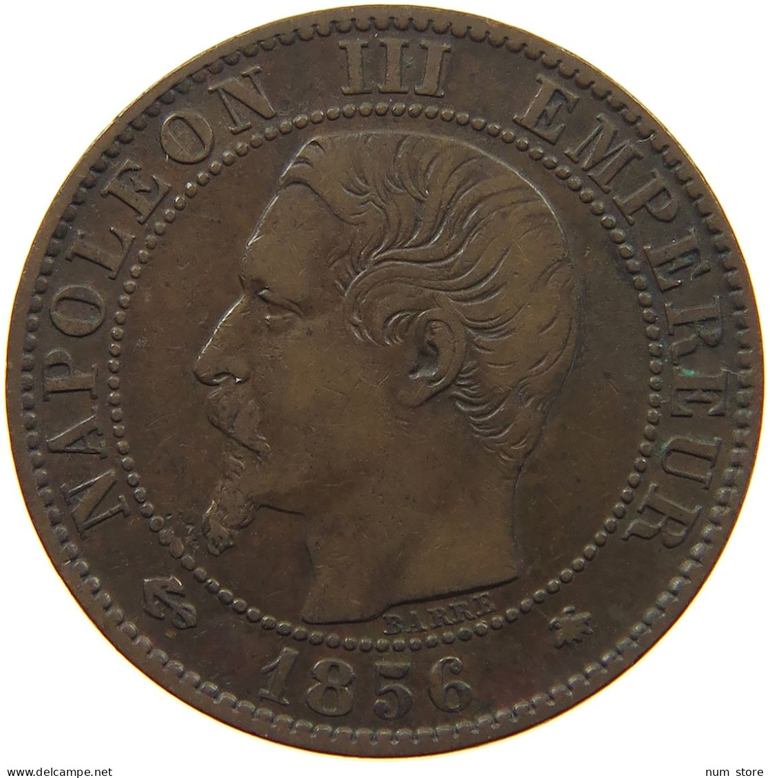 FRANCE 5 CENTIMES 1856 BB Napoleon III. (1852-1870) #c002 0311 - 5 Centimes