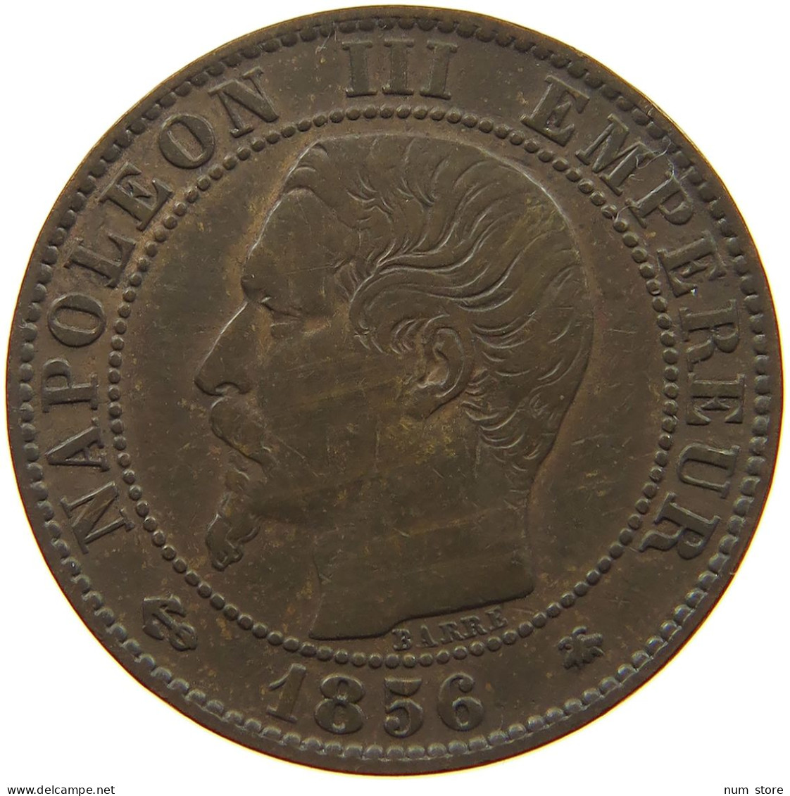 FRANCE 5 CENTIMES 1856 BB Napoleon III. (1852-1870) #a092 0709 - 5 Centimes