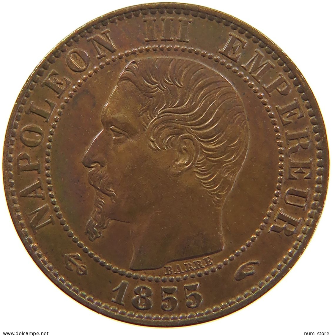 FRANCE 5 CENTIMES 1855 A Napoleon III. (1852-1870) #t005 0351 - 5 Centimes