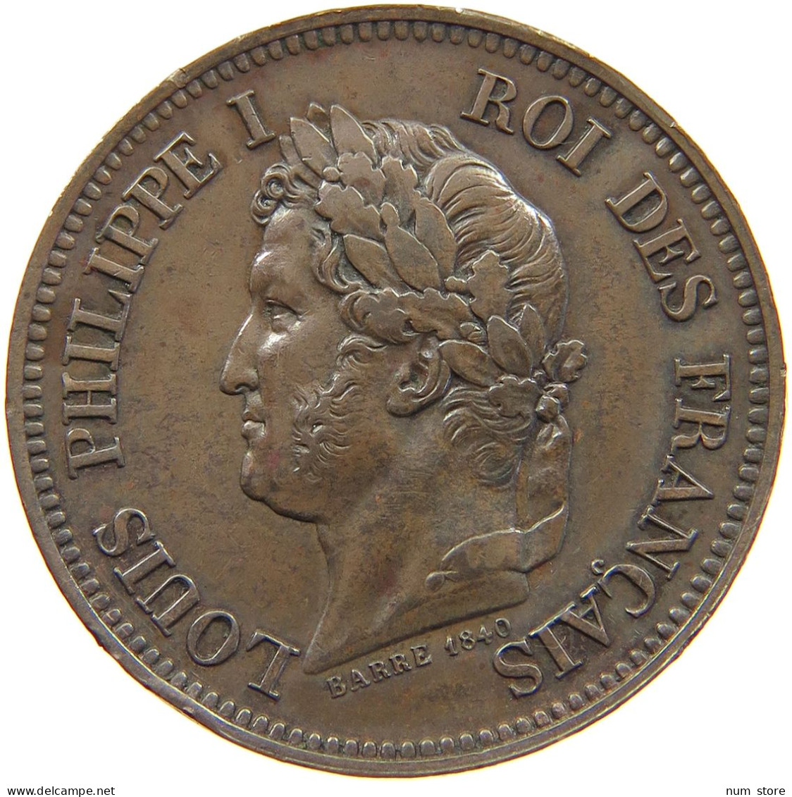 FRANCE 5 CENTIMES 1840 LOUIS PHILIPPE I. (1830-1848) 5 CENTIMES 1840 ESSAI #T079 0121 - Andere & Zonder Classificatie