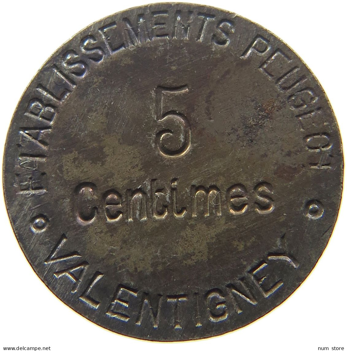 FRANCE 5 CENTIMES  VALENTIGNEY #t130 0039 - Sonstige & Ohne Zuordnung