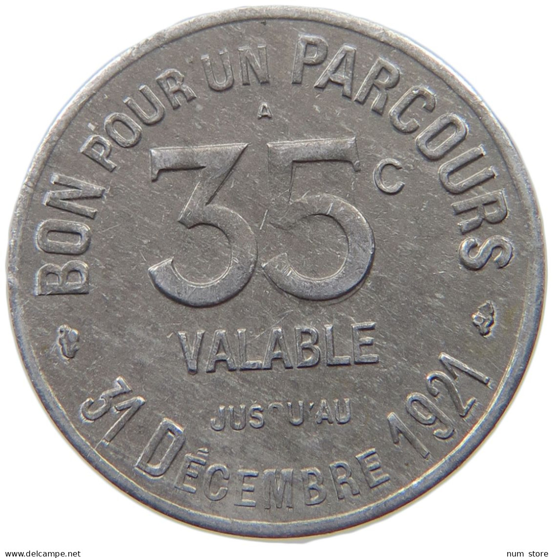 FRANCE 35 CENTIMES  TRANSPORTS EN COMMUN REGION PARISIENNE #t130 0425 - Other & Unclassified