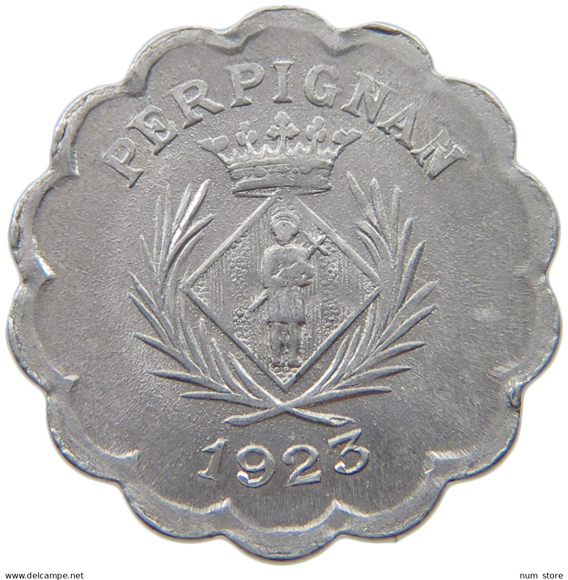 FRANCE 25 CENTIMES 1923 PERPIGNAN #t130 0459 - Autres & Non Classés