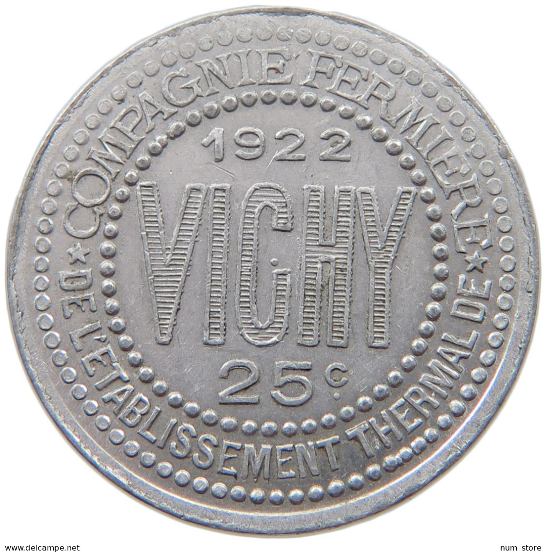 FRANCE 25 CENTIMES 1922 VICHY #t130 0383 - Autres & Non Classés