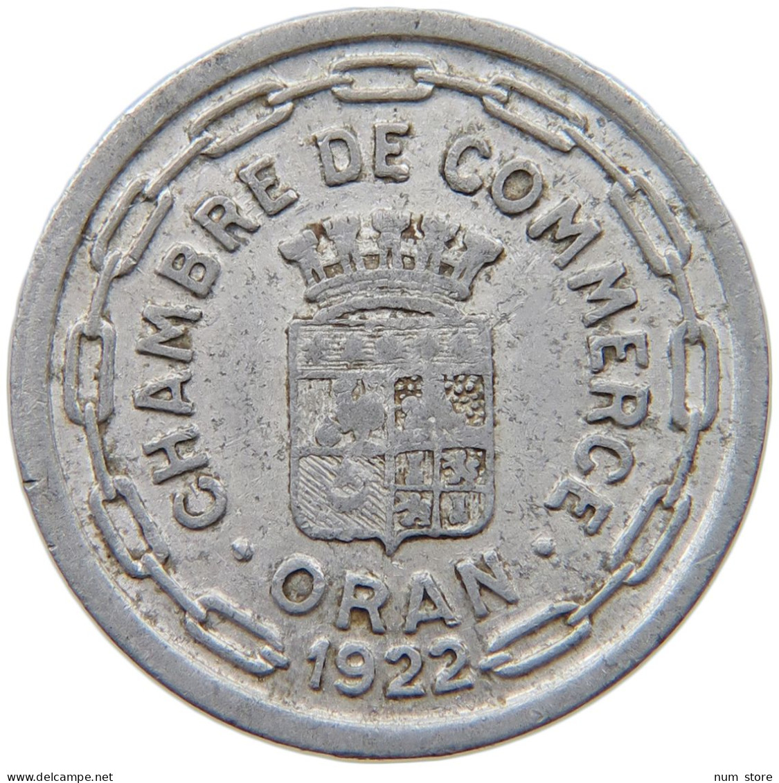 FRANCE 25 CENTIMES 1922 ORAN #c073 0073 - Autres & Non Classés