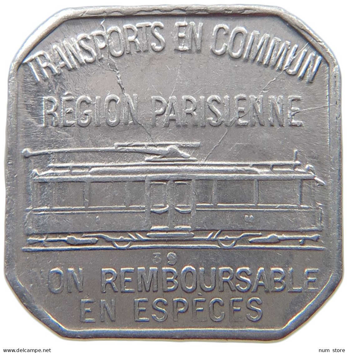 FRANCE 25 CENTIMES 1921 TRANSPORTS EN COMMUN REGION PARISIENNE #t130 0427 - Autres & Non Classés