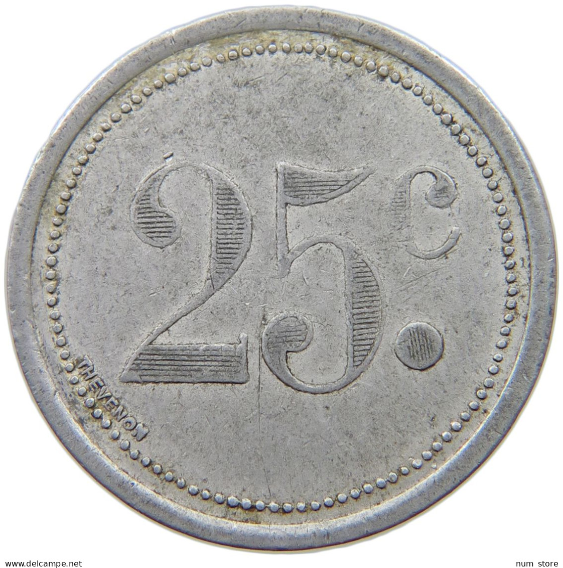 FRANCE 25 CENTIMES 1921 ELBEUF #t130 0599 - Other & Unclassified