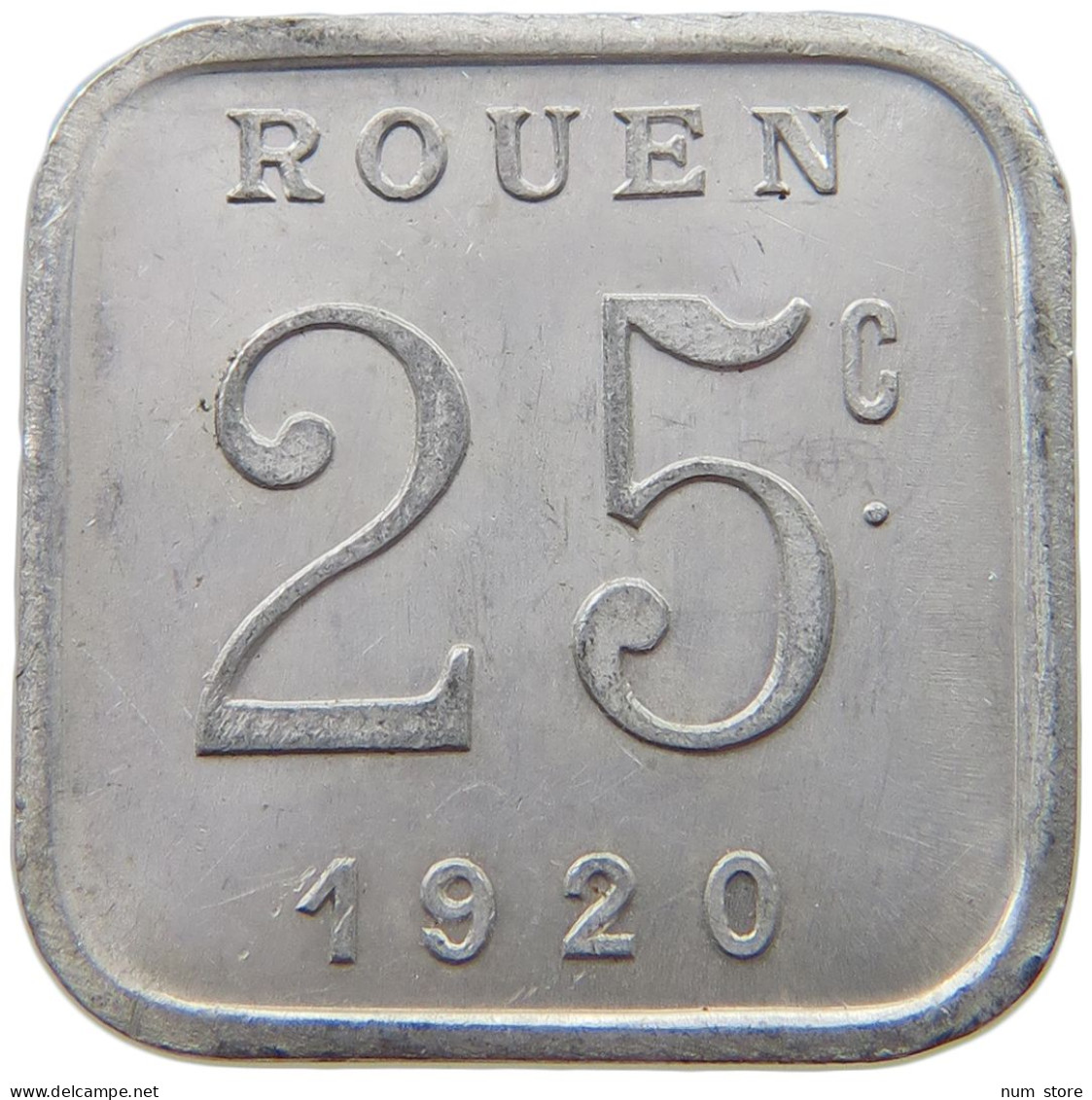 FRANCE 25 CENTIMES 1920 ROUEN #t130 0555 - Other & Unclassified