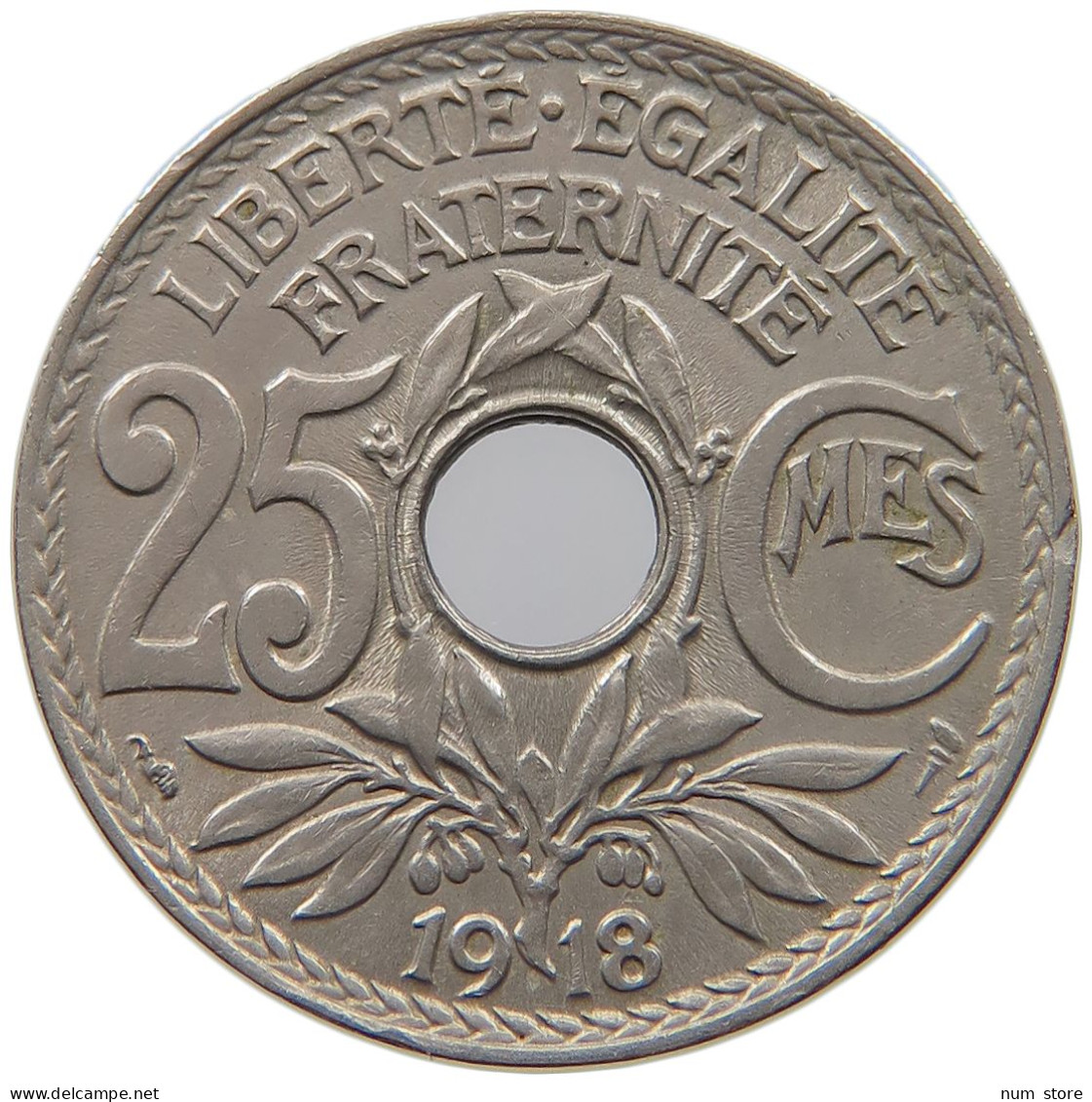 FRANCE 25 CENTIMES 1918  #a048 0057 - Autres & Non Classés