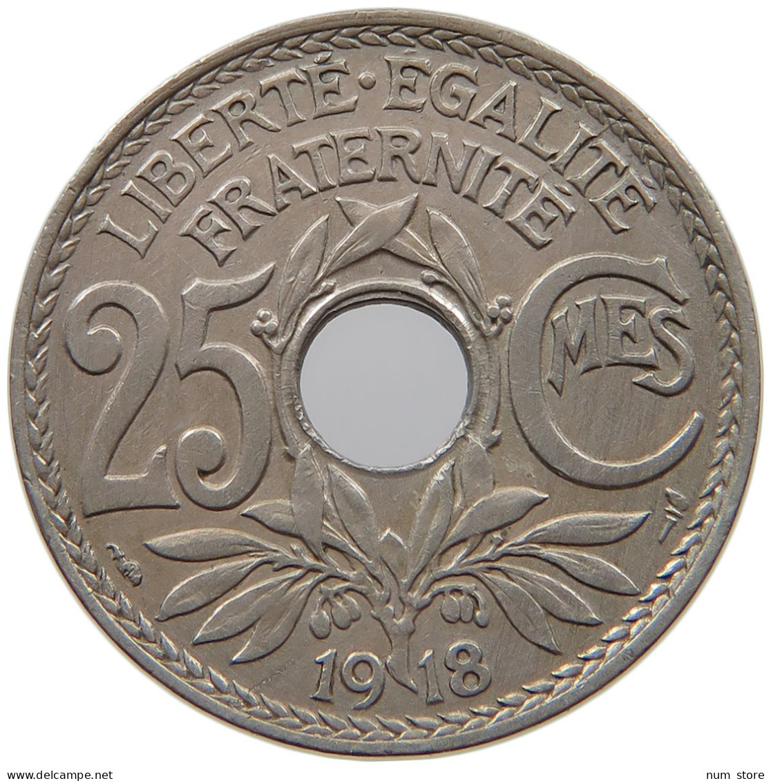 FRANCE 25 CENTIMES 1918  #a060 0309 - Autres & Non Classés